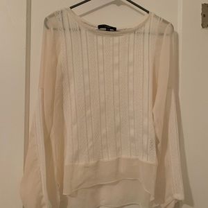 Sanctuary Women’s Xsmall long sleeve top Cream